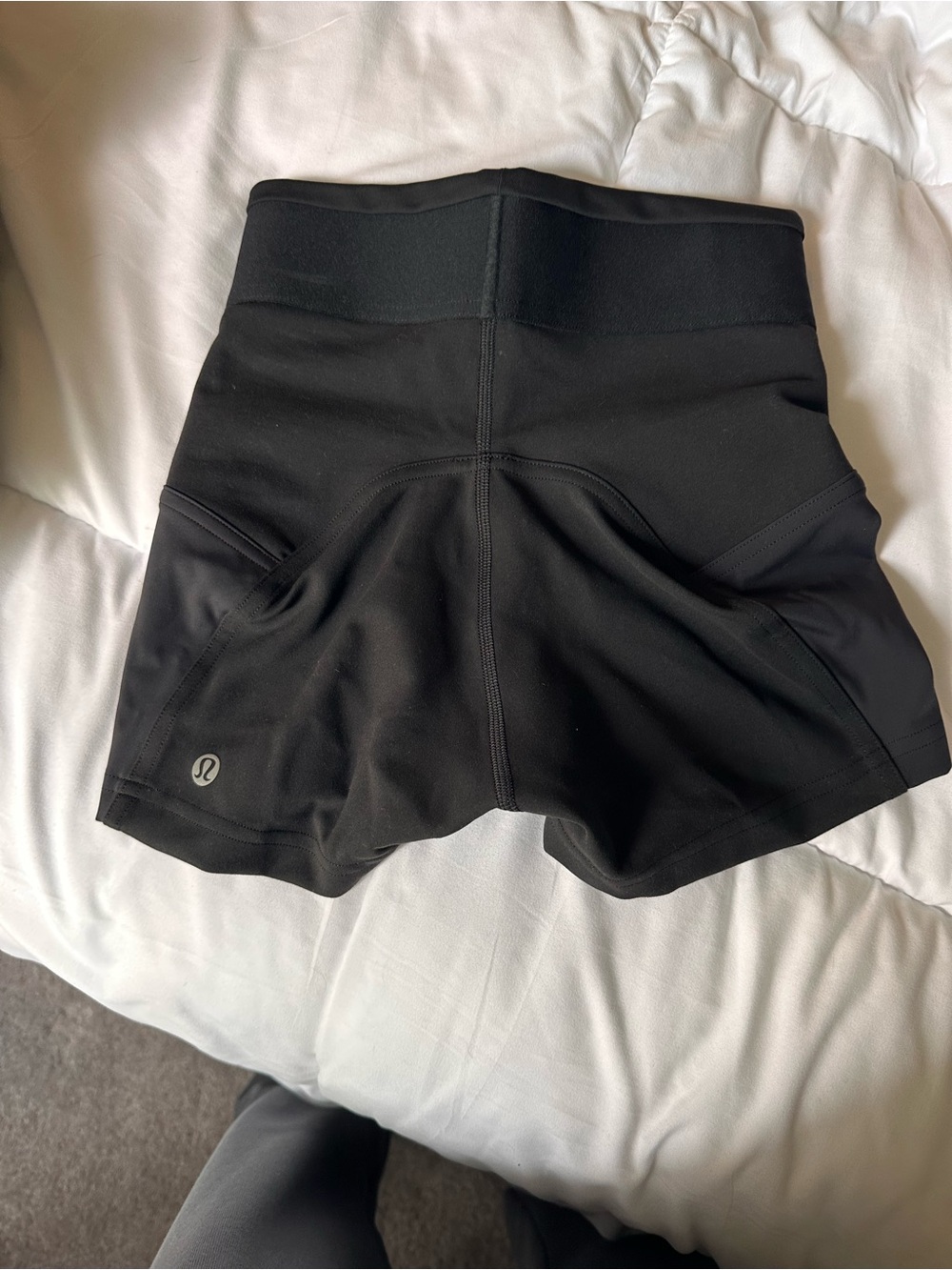 Lululemon Black Athletic Shorts with High Waist